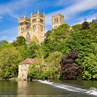 Buy canvas prints of Durham Cathedral View by Janet Carmichael