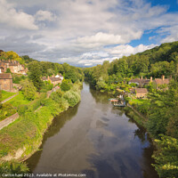 Buy canvas prints of River Severn Gorge from Ironbridge by Janet Carmichael