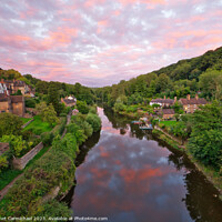 Buy canvas prints of Sunset Skies over Ironbridge Gorge by Janet Carmichael