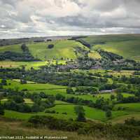 Buy canvas prints of Castleton and the Hope Valley Vista - Peak Distric by Janet Carmichael