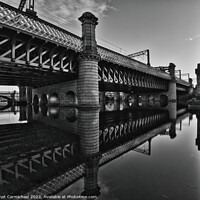 Buy canvas prints of The Bridges of Glasgow by Janet Carmichael