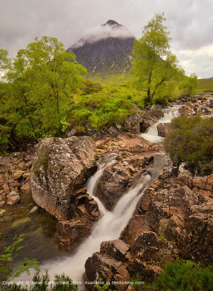 Buachaille Etive Mòr, Glen Etive, Scottish Highlands Picture Board by Janet Carmichael