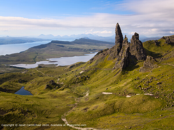 The Old Man of Storr, Isle of Skye Picture Board by Janet Carmichael