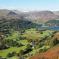 Buy canvas prints of Tranquil Ullswater Landscape by Janet Carmichael