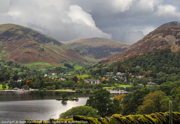 Glenridding House - Ullswater Picture Board by Janet Carmichael
