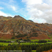 Buy canvas prints of Magnificent Langdale Valley View by Janet Carmichael