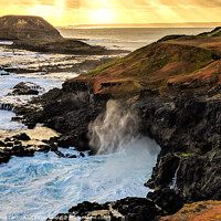 Buy canvas prints of Sunset at Phillip Island by Janet Carmichael