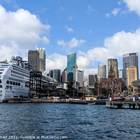 Buy canvas prints of Sydney Harbour Skyline by Janet Carmichael