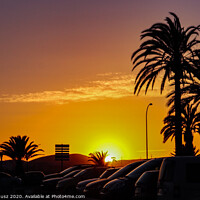 Buy canvas prints of Tenerife sunset  by Julia Janusz