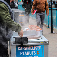 Buy canvas prints of Caramelised peanut stand  by Julia Janusz