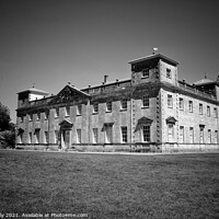 Buy canvas prints of Lydiard House in Black and white  by Ollie Hully