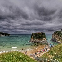 Buy canvas prints of Stormy Newquay  by Ollie Hully