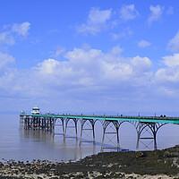 Buy canvas prints of Clevedon pier by Ollie Hully
