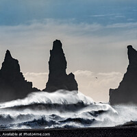 Buy canvas prints of Stormy Seas in Iceland by Matt Hill