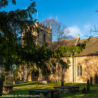 Buy canvas prints of Hooton Pagnell Church by Jason Atack