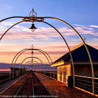 Buy canvas prints of Southport Pier by Kristine Didzule