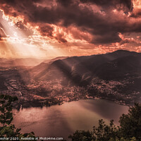 Buy canvas prints of Lake Como by Harsh Beohar