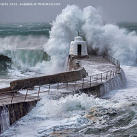 Buy canvas prints of Stormy Portreath by Paul Richards