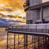 Buy canvas prints of Western Super Mare Pier by Paul Richards