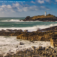 Buy canvas prints of Godrevy lighthouse by Paul Richards