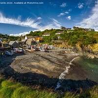 Buy canvas prints of Cadgwith fishing village by Paul Richards