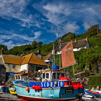 Buy canvas prints of Cadgwith fishing village, in Cornwall by Paul Richards