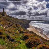 Buy canvas prints of Wheal Coates, St Agnes by Paul Richards