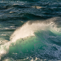 Buy canvas prints of Cornish waves, near Sennen by Paul Richards