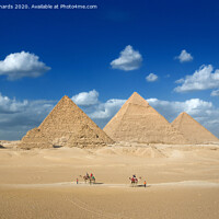 Buy canvas prints of The Pyramids by Paul Richards