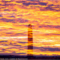 Buy canvas prints of Margate Lighthouse Sunset by Clare Edmonds