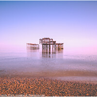 Buy canvas prints of The West Pier - Brighton by Clare Edmonds