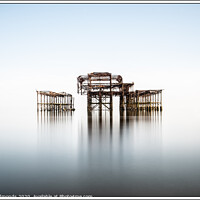 Buy canvas prints of The West Pier - Brighton by Clare Edmonds
