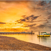 Buy canvas prints of Herne Bay pier by Clare Edmonds