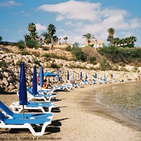 Buy canvas prints of Malama Beach Cyprus  by Kali Georgiou