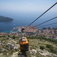 Buy canvas prints of Dubrovnik Cable Car by Rob McAvoy