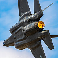 Buy canvas prints of F-35 Lightning turn by MARTIN WOOD