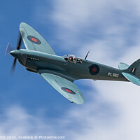 Buy canvas prints of Spitfire NHS thank you flight by MARTIN WOOD