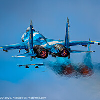 Buy canvas prints of Blue Flankers  by MARTIN WOOD