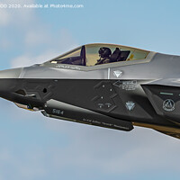 Buy canvas prints of F-35 Stealth pilot by MARTIN WOOD