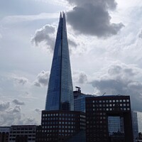 Buy canvas prints of The Shard by Les Morris