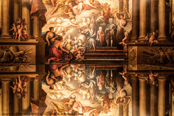 Painted Hall  Picture Board by Marianna Obino