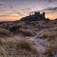 Buy canvas prints of Bamburgh Frost by Robin Hunter