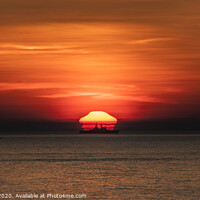 Buy canvas prints of Sunrise at Sea by Robin Hunter