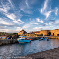 Buy canvas prints of Beadnell Harbour by Robin Hunter