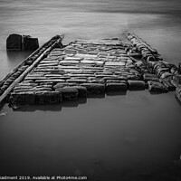 Buy canvas prints of Wrecked Slipway by Harris Maidment
