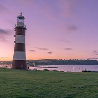 Buy canvas prints of plymouth hoe smeaton's tower (lighthouse) by Gareth Williams