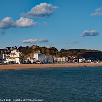 Buy canvas prints of Hastings Seafront from the Pier by Mark Ward