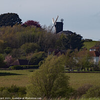 Buy canvas prints of From Pett Level To Hogg Mill. by Mark Ward