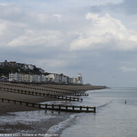 Buy canvas prints of St Leonards from the West. by Mark Ward