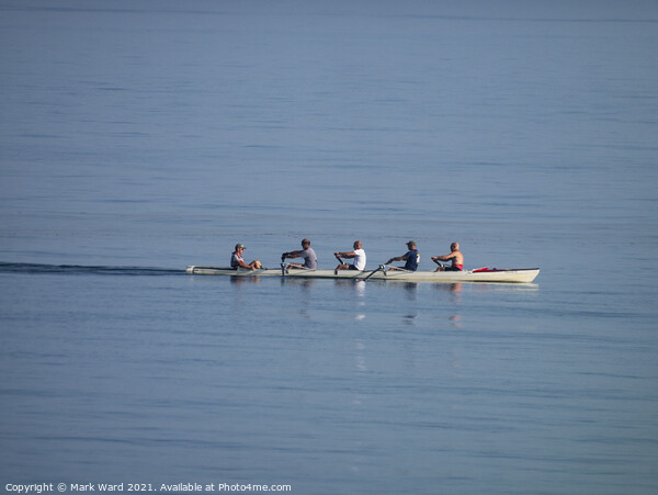 Hastings Rowing Training. Picture Board by Mark Ward
